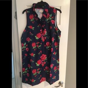 Mudpie Whitney Sleeveless Ruffle Dress